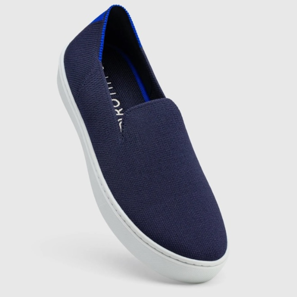 ROTHYS Navy Slip On Sneaker 9.5
